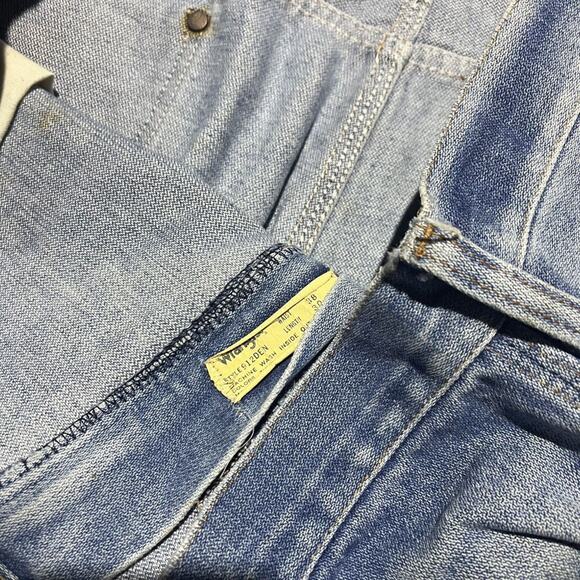 Vintage 70s Wrangler Blue Western Jeans 36x30 - Picture 6 of 7